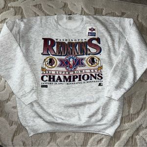 VINTAGE LEE REDSKINS SUPERBOWL SWEATSHIRT